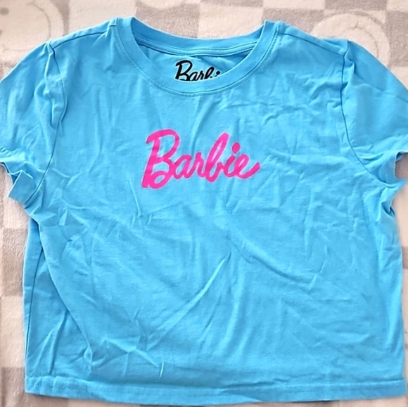 Barbie Blue Crop Top Size XL - Picture 2 of 4